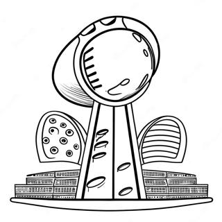 Page A Colorier Logo Du Super Bowl 58 10450-8386