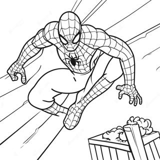 Page A Colorier Spiderman Halloween 11120-8715