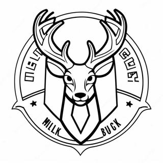 Page A Colorier Du Logo Des Milwaukee Bucks 11190-8768