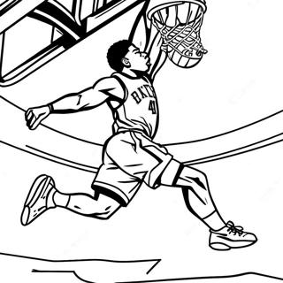 Page A Colorier De Giannis Antetokounmpo En Train De Dunker 11191-8779