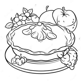 Page A Colorier De Tarte Aux Fruits 11241-8809