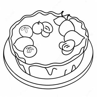 Page A Colorier De Tarte Aux Fruits 11241-8811