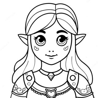 Zelda Pages À Colorier