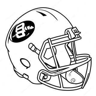 Page A Colorier De Casque De Football 12170-9542