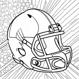 Page A Colorier De Design De Casque De Football Colore 12171-9545