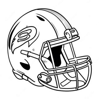 Page A Colorier De Design De Casque De Football Colore 12171-9548