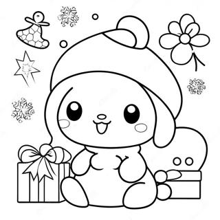 Noël Sanrio Pages À Colorier