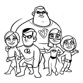 Page A Colorier La Famille Incredibles 1320-1056