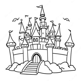 Château De Princesse Pages À Colorier