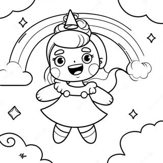 Page A Colorier De Scene Rainbow Brite Coloree 14251-11214