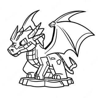 Page A Colorier Dragon De Lend Minecraft 14450-11369