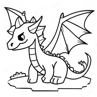 Page A Colorier Dragon De Lend Minecraft 14450-11370