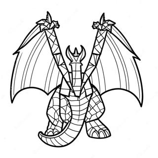 Page A Colorier Dragon De Lend Minecraft 14450-11372