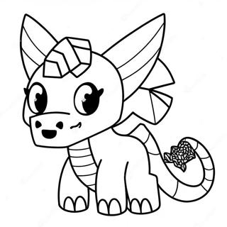 Page A Colorier Dragon De Lend Minecraft Mignon 14451-11379