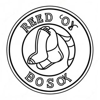 Red Sox Pages À Colorier