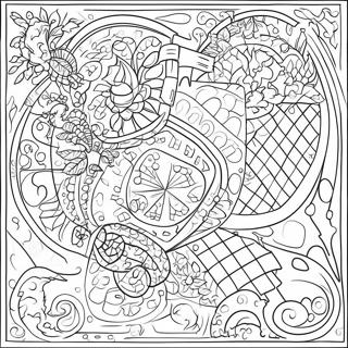 Page A Colorier Du Puzzle De La Grille Mysterieuse Coloree 15151-11937