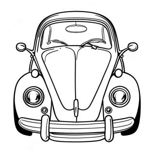 Page A Colorier De La Volkswagen Coccinelle Classique 16051-12653