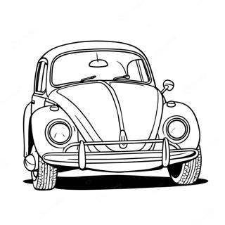 Page A Colorier De La Volkswagen Coccinelle Classique 16051-12656