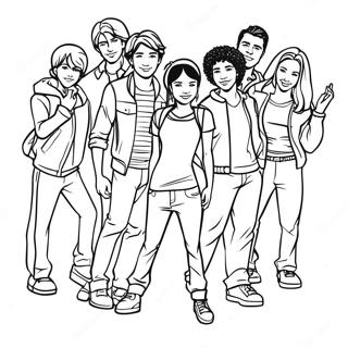 Page A Colorier High School Musical 16250-12802