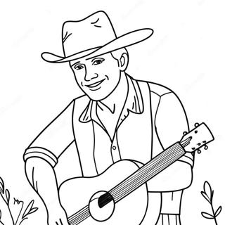 Page A Colorier De Musique Country 17190-13556