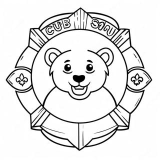 Page A Colorier Du Logo Des Cub Scouts 18882-14905