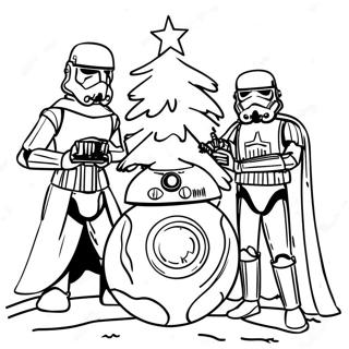 Noël Star Wars Pages À Colorier