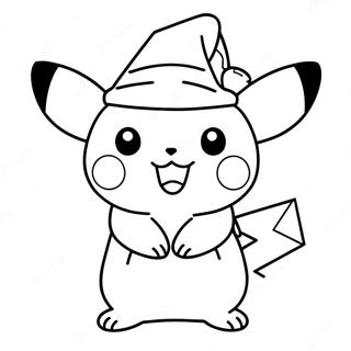 Pokemon De Noël Pages À Colorier