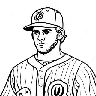 Page A Colorier De Bryce Harper 21232-16799