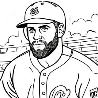 Page A Colorier De Bryce Harper 21232-16800