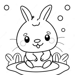 Page A Colorier De Lapin Kawaii 21262-16820