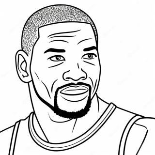 Page A Colorier De Kevin Durant 21332-16866