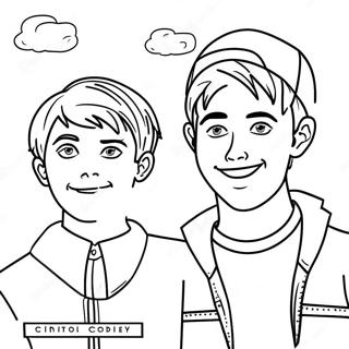 Sam Et Colby Pages À Colorier