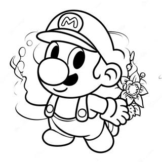 Page A Colorier Etoile Mario 24252-19163