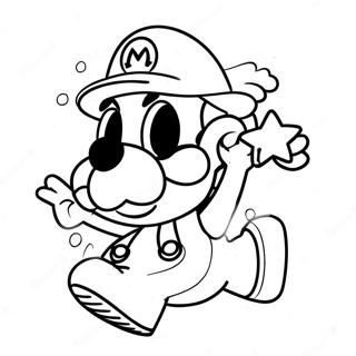 Page A Colorier Etoile Mario 24252-19164