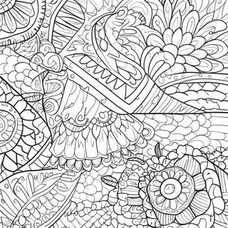 Page A Colorier De Couverture Au Crochet Coloree 25303-19993