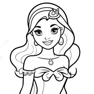 Princesse Disney Tatouée Pages À Colorier