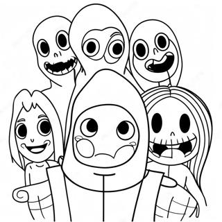 Page A Colorier De Personnages Creepypasta 25662-20277