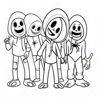 Page A Colorier De Personnages Creepypasta 25662-20278