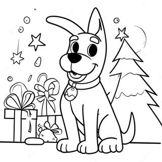 Page A Colorier De Laventure De Noel De Scooby Doo 26684-21082