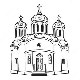 Page A Colorier Eglise Orthodoxe 27214-21515