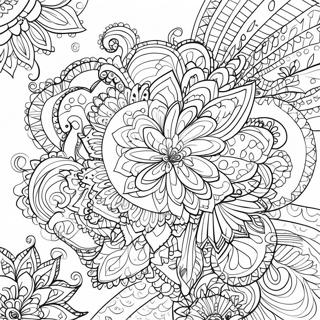 Page A Colorier Mandala Ovale Decoratif 27255-21543