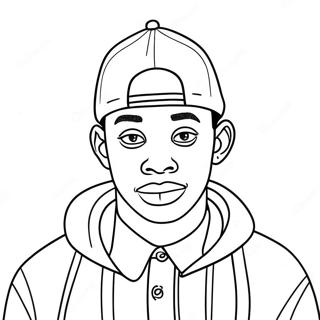 Page A Colorier De Tyler The Creator En Tenue Coloree 27975-22118