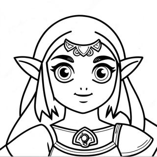 Zelda Larmes Du Royaume Pages À Colorier