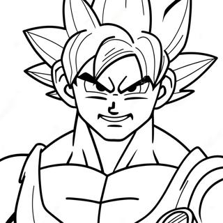 Goku Super Saiyan 4 Pages À Colorier