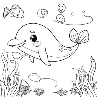 Page A Colorier De Baleine Mignonne 28814-22766