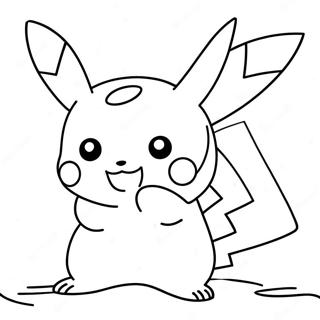 Page A Colorier De Pikachu Charmant De Pokemon Go 29225-23086