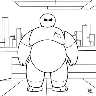 Page A Colorier Baymax 29454-23274