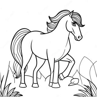 Page A Colorier De Cheval Magnifique 30294-23934