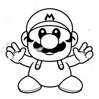 Among Us Mario Pages À Colorier