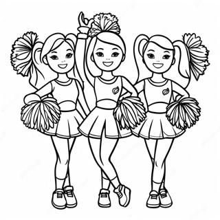 Page A Colorier Pom Pom Girls Des Arizona Cardinals 30475-24105